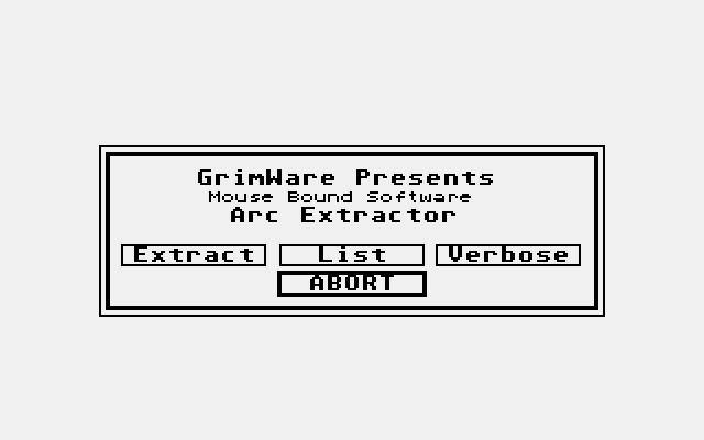 Arc Extractor atari screenshot